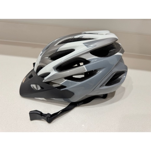 Bell Dart Adult Bicycle Helmet Grey White Adjustable 53-60cm M383 817169 - Picture 3 of 10